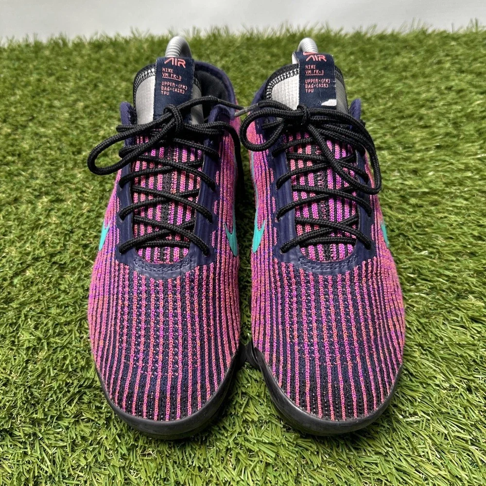 Nike Air Vapormax Flyknit 3 GS Blackened Blue Kinetic BQ5238-402 6Y Women's 7.5